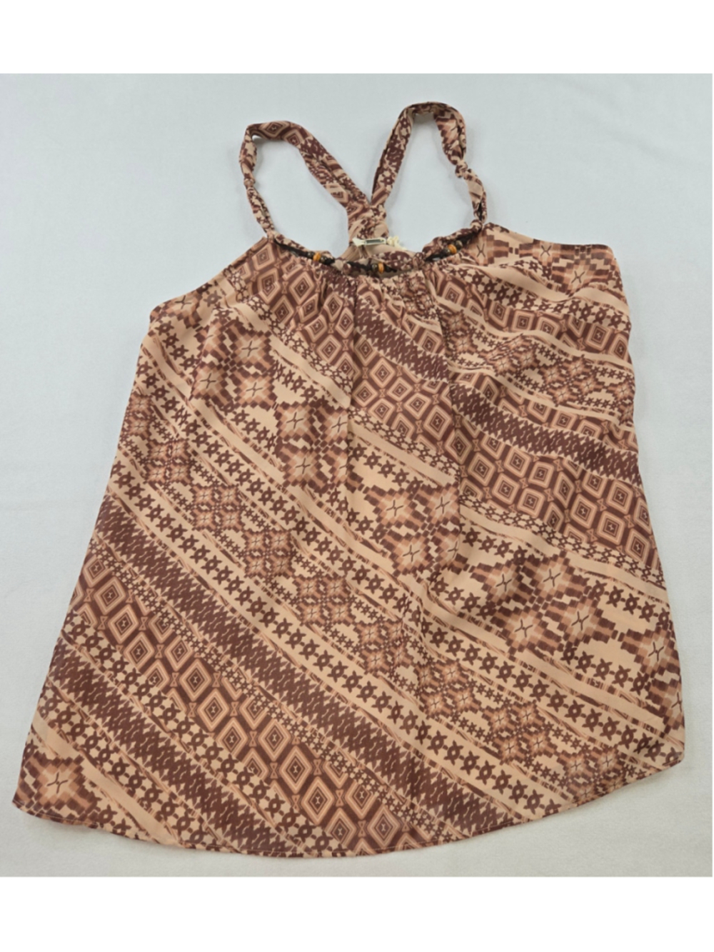 Guess | Strap Blouse | Women | Brown | Open back | Size Small